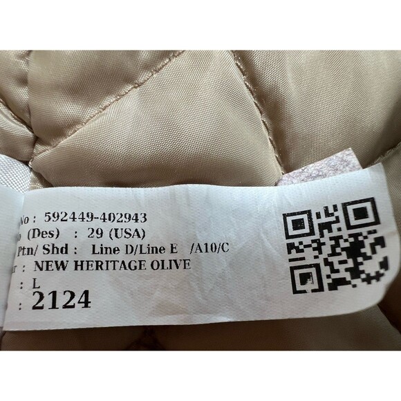 Banana Republic Drawcord Utility Jacket  New Heritage Olive Women’s Size Large - Picture 10 of 13